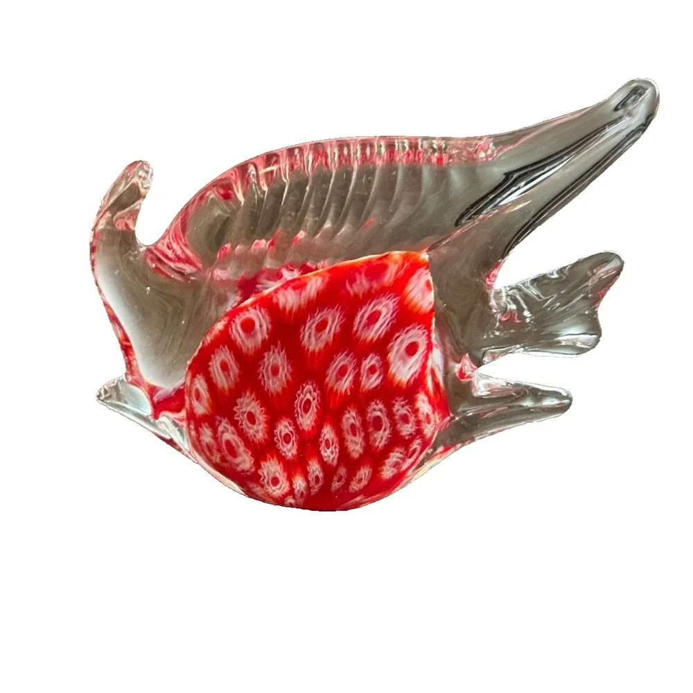 Blown Glass Fish 4 1/4